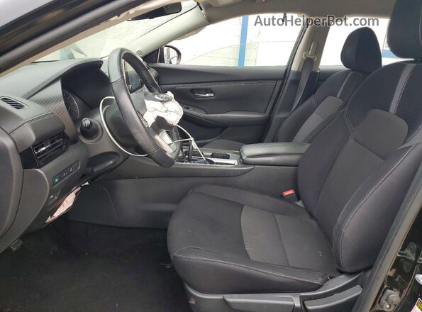 3N1AB8CV7LY301429 2020 NISSAN SENTRA Black წინა სალონის ხედი