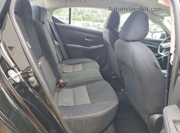 3N1AB8CV7LY301429 2020 NISSAN SENTRA Black უკანა სავარძლების ხედი