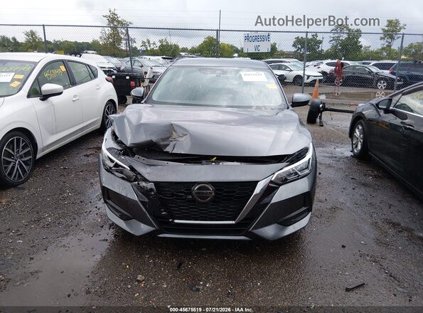 3N1AB8CV7MY234834 2021 NISSAN SENTRA Gray Вид щитка приладів