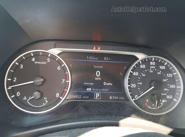 3N1AB8CV7MY238737 2021 NISSAN SENTRA Синий Вид щитка приборов