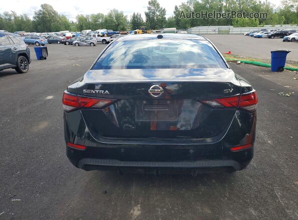 3N1AB8CV7MY289350 2021 NISSAN SENTRA Black უკანა ხედი