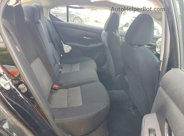 3N1AB8CV7MY289350 2021 NISSAN SENTRA Black უკანა სავარძლების ხედი