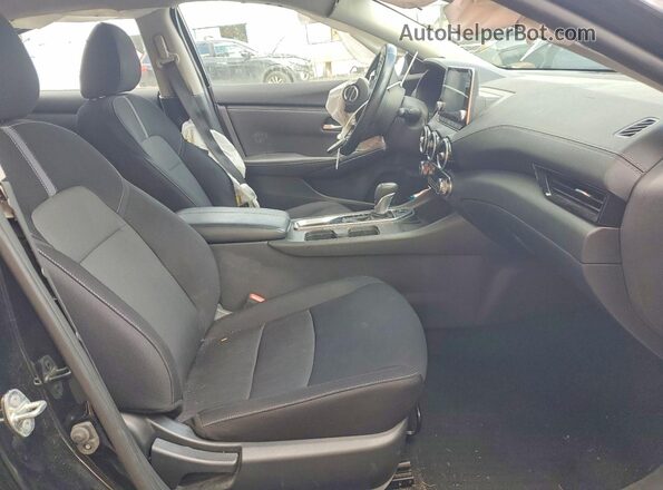 3N1AB8CV7MY289350 2021 NISSAN SENTRA Black წინა სალონის ხედი