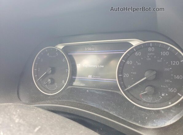 3N1AB8CV7MY289350 2021 NISSAN SENTRA Black ხელსაწყოთა პანელის ხედი