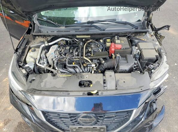 3N1AB8CV7MY289350 2021 NISSAN SENTRA Black უკანა სალონის ხედი