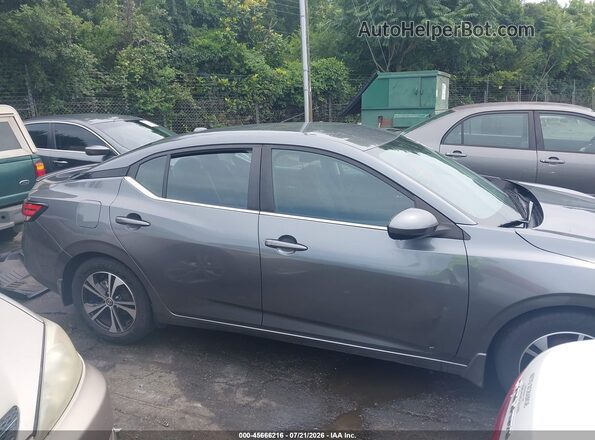 3N1AB8CV7MY305661 2021 NISSAN SENTRA Gray Սալոնի հետևի տեսք