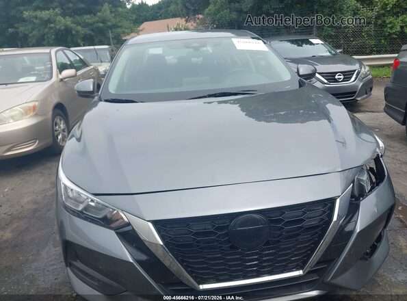 3N1AB8CV7MY305661 2021 NISSAN SENTRA Gray Սարքավորումների վահանակի տեսք