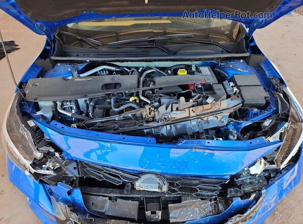 3N1AB8CV7NY236181 2022 NISSAN SENTRA Blue Սալոնի հետևի տեսք