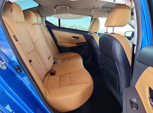 3N1AB8CV7NY236181 2022 NISSAN SENTRA Blue Հետևի նստատեղերի տեսք