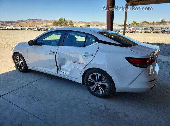 3N1AB8CV7NY244832 2022 NISSAN SENTRA White Trasero izquierdo