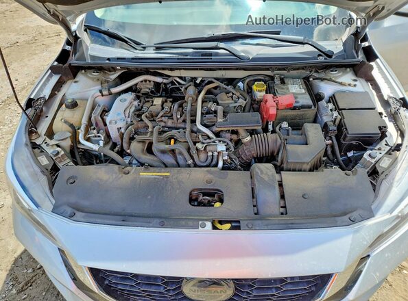 3N1AB8CV7NY290323 2022 NISSAN SENTRA Silver Вид задньої частини салону