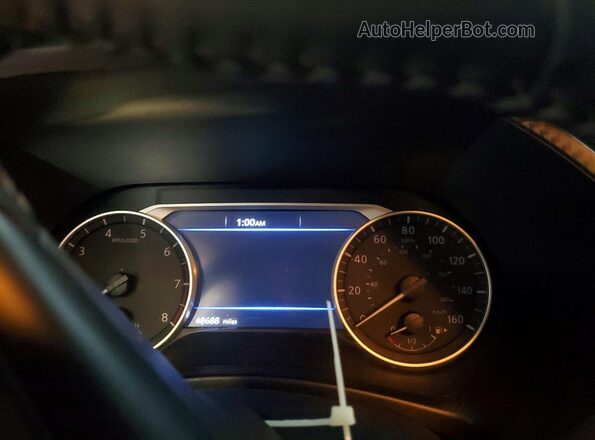 3N1AB8CV7NY298938 2022 NISSAN SENTRA Red Вид щитка приладів