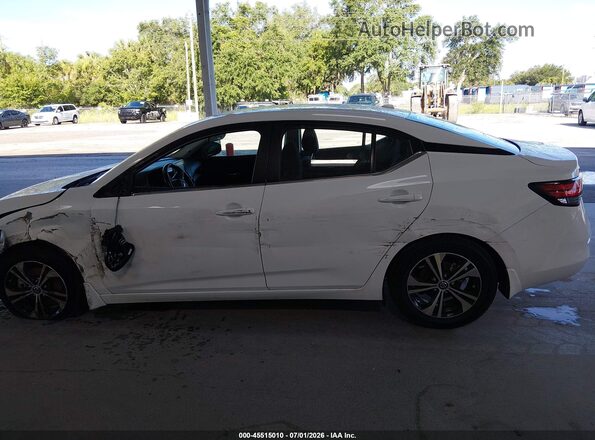 3N1AB8CV7NY301935 2022 NISSAN SENTRA White Սալոնի 360 աստիճան տեսք