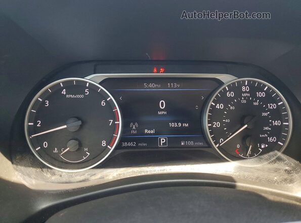 3N1AB8CV7NY310988 2022 NISSAN SENTRA Gray Instrument cluster view