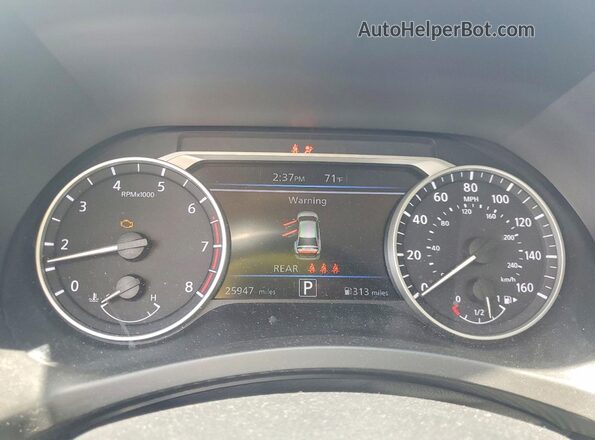 3N1AB8CV7PY244221 2023 NISSAN SENTRA Черный Вид щитка приборов