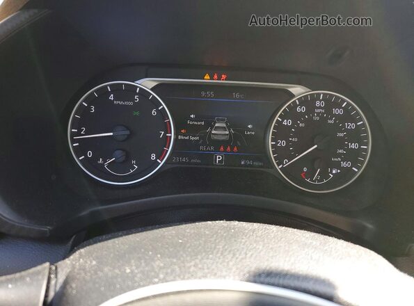 3N1AB8CV7PY247989 2023 NISSAN SENTRA White Instrument cluster view