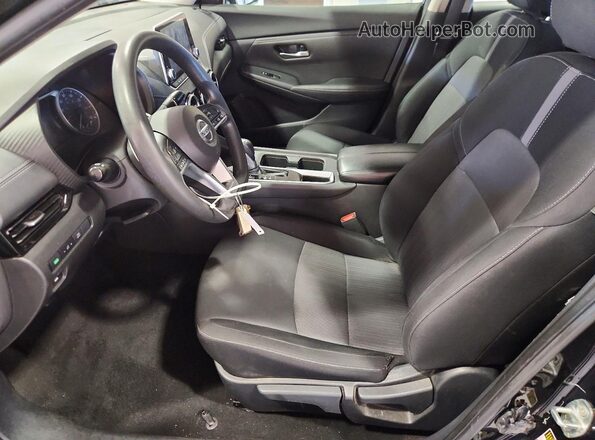 3N1AB8CV7PY250987 2023 NISSAN SENTRA Black Вид салону спереду