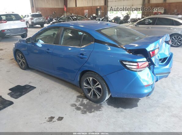 3N1AB8CV7PY259852 2023 NISSAN SENTRA Синий Задняя левая четверть