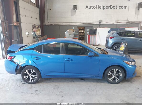 3N1AB8CV7PY259852 2023 NISSAN SENTRA Синий Вид задней части салона