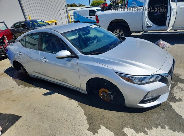 3N1AB8CV7PY278255 2023 NISSAN SENTRA Silver Front right