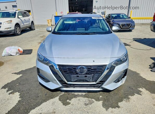 3N1AB8CV7PY278255 2023 NISSAN SENTRA Silver Front view