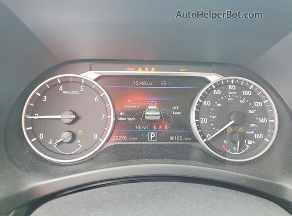 3N1AB8CV7RY225672 2024 NISSAN SENTRA Синий Вид щитка приборов