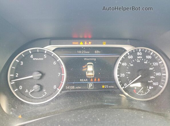3N1AB8CV7RY240723 2024 NISSAN SENTRA Серый Вид щитка приборов