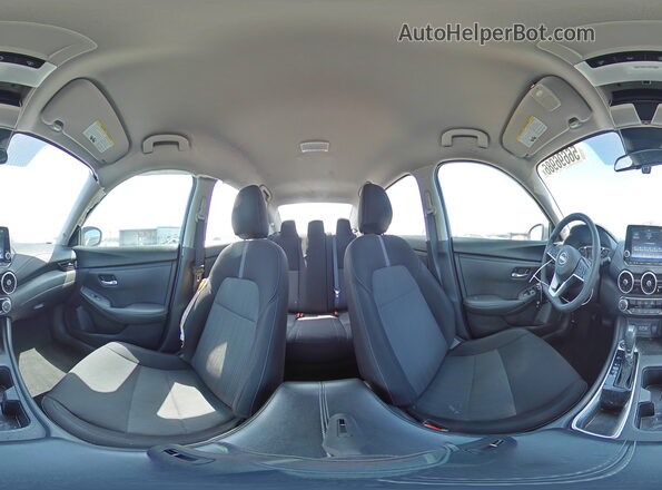 3N1AB8CV7RY240723 2024 NISSAN SENTRA Серый Панорамный вид салона 360°