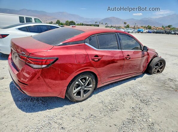 3N1AB8CV7RY256632 2024 NISSAN SENTRA Red უკანა მარჯვენა