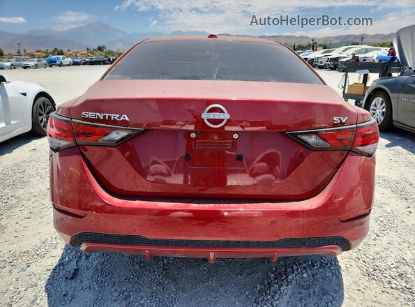 3N1AB8CV7RY256632 2024 NISSAN SENTRA Red უკანა ხედი