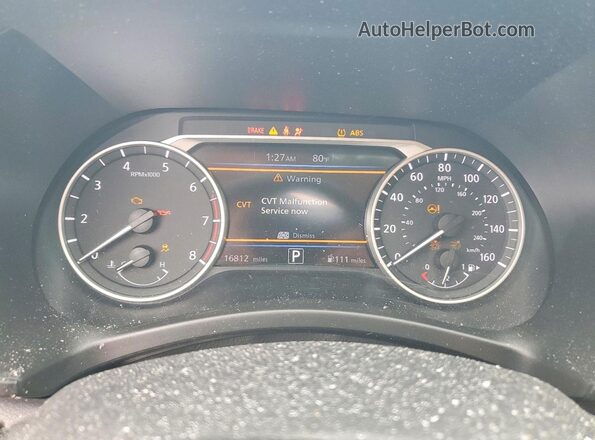 3N1AB8CV7RY296628 2024 NISSAN SENTRA White ხელსაწყოთა პანელის ხედი