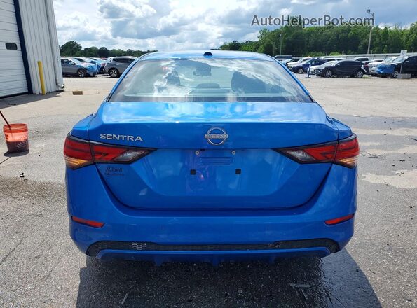 3N1AB8CV7SY268771 2025 NISSAN SENTRA Blue Rear view