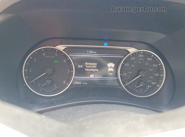3N1AB8CV7SY268771 2025 NISSAN SENTRA Blue Instrument cluster view