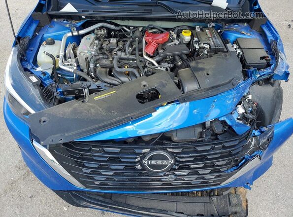 3N1AB8CV7SY268771 2025 NISSAN SENTRA Blue Rear interior view