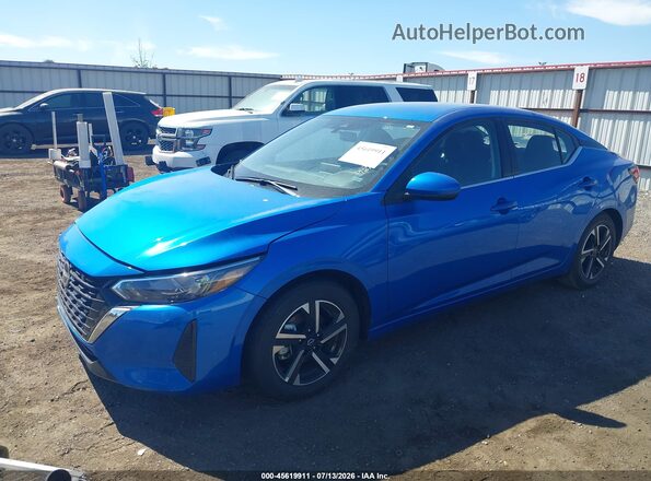 3N1AB8CV7SY299745 2025 NISSAN SENTRA Blue Front left
