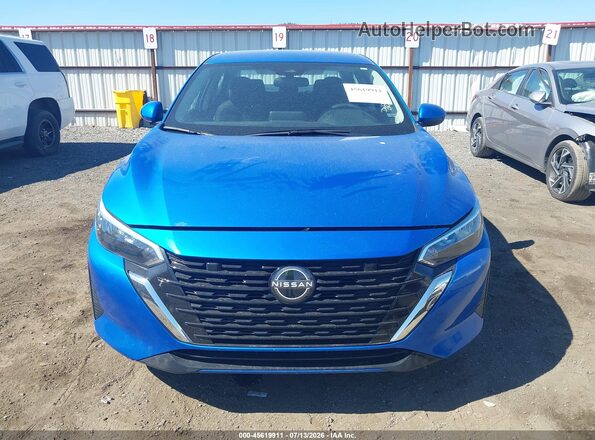 3N1AB8CV7SY299745 2025 NISSAN SENTRA Blue Dashboard view