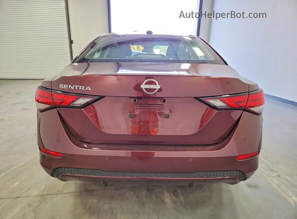 3N1AB8CV7SY342559 2025 NISSAN SENTRA Red Հետևի տեսք