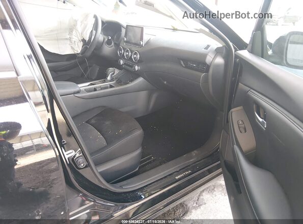 3N1AB8CV7SY374587 2025 NISSAN SENTRA Black წინა სალონის ხედი
