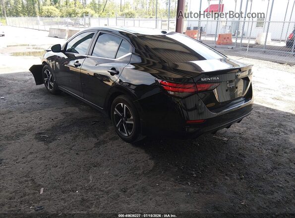 3N1AB8CV7SY374587 2025 NISSAN SENTRA Black უკანა მარცხენა