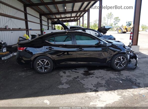 3N1AB8CV7SY374587 2025 NISSAN SENTRA Black უკანა სალონის ხედი