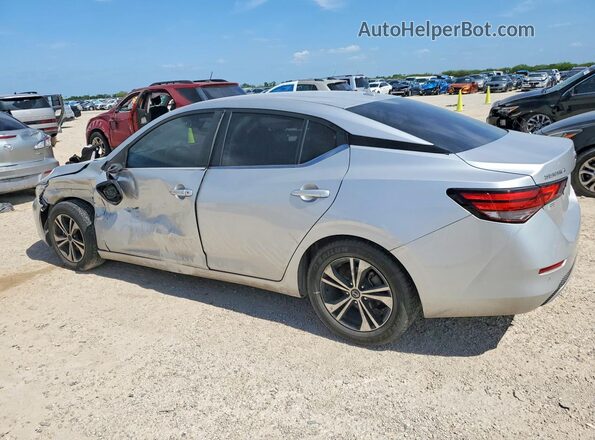 3N1AB8CV8MY223521 2021 NISSAN SENTRA Silver Rear left
