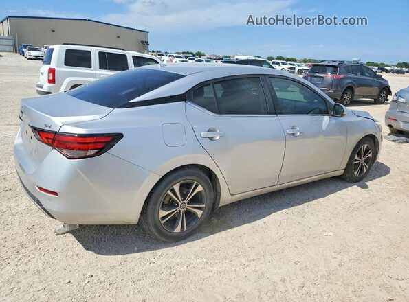 3N1AB8CV8MY223521 2021 NISSAN SENTRA Silver Rear right