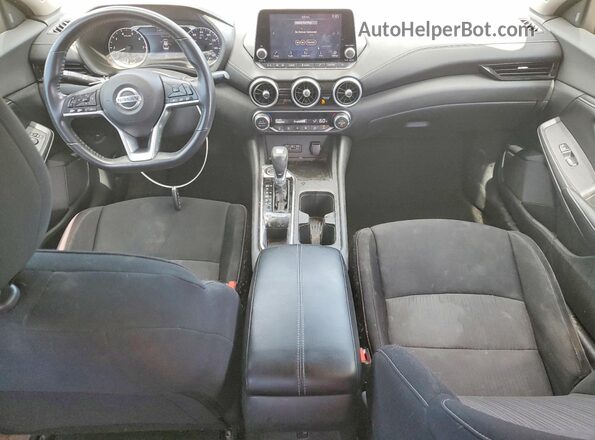 3N1AB8CV8MY223521 2021 NISSAN SENTRA Silver Dashboard view