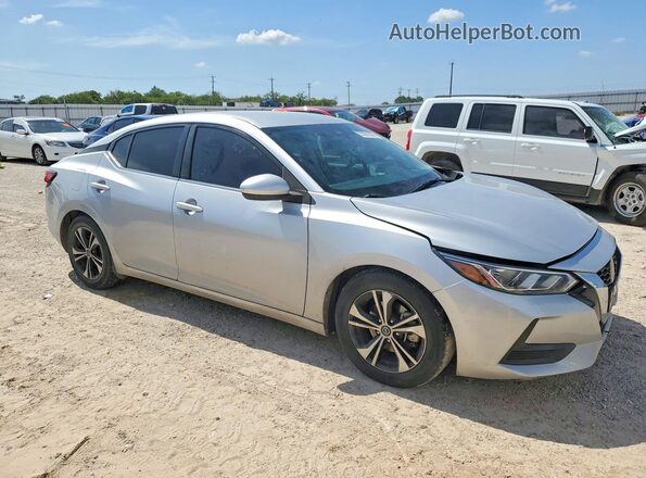 3N1AB8CV8MY223521 2021 NISSAN SENTRA Silver Front right