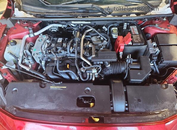 3N1AB8CV8MY223874 2021 NISSAN SENTRA Red უკანა სალონის ხედი