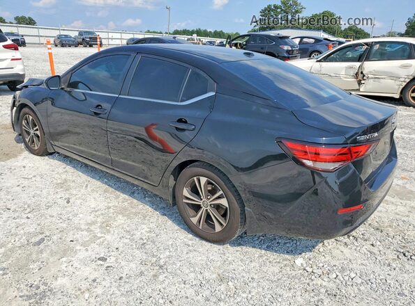 3N1AB8CV8MY228590 2021 NISSAN SENTRA Black Rear left
