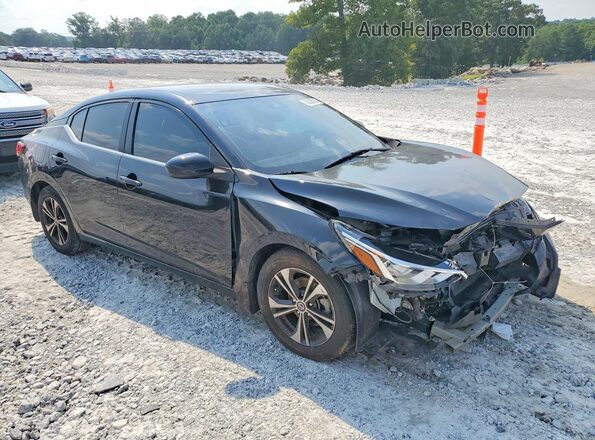 3N1AB8CV8MY228590 2021 NISSAN SENTRA Black Front right