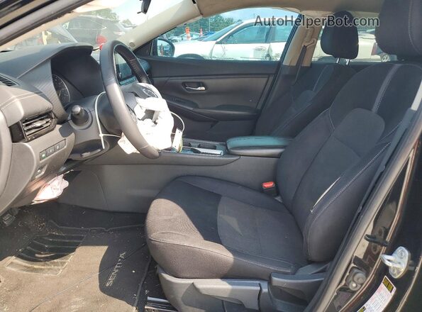 3N1AB8CV8MY228590 2021 NISSAN SENTRA Black Front interior view