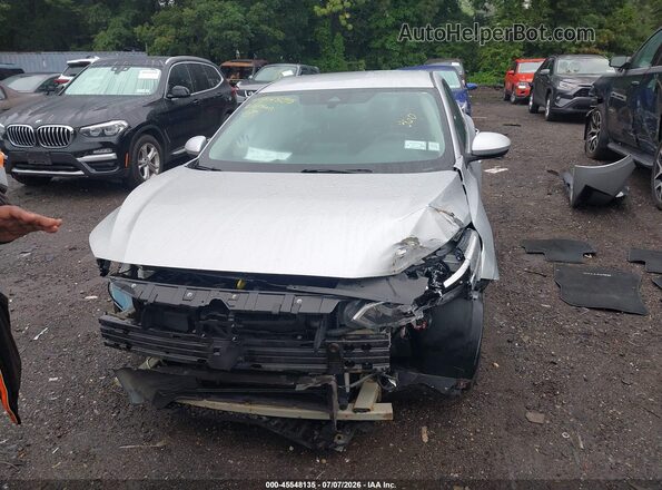 3N1AB8CV8MY255904 2021 NISSAN SENTRA Silver Instrument cluster view