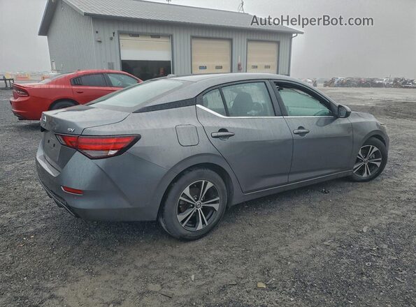 3N1AB8CV8MY283542 2021 NISSAN SENTRA Серый Задняя правая четверть